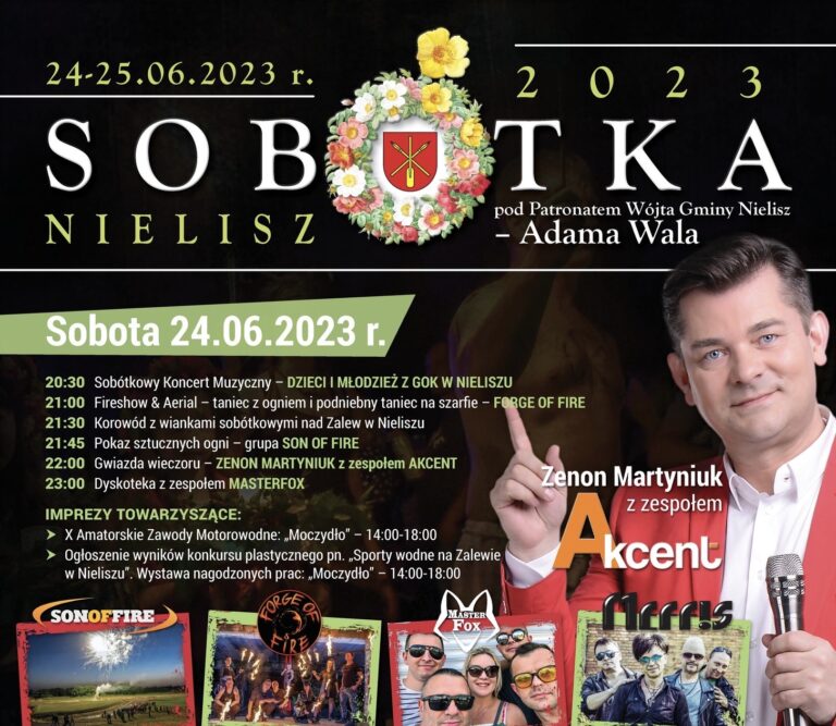 Zenek Martyniuk zagra koncert podczas Sobótki