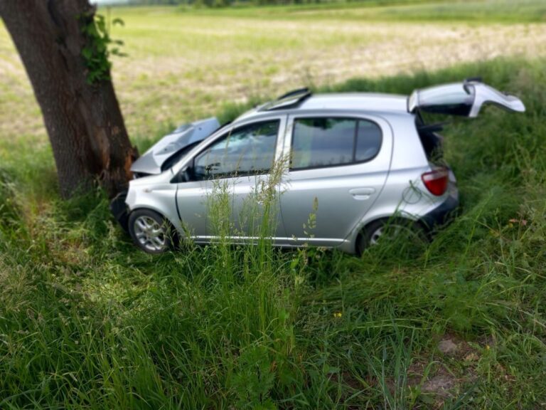 Z niewyjaśnionych przyczyn rozbiła auto o przydrożne drzewo