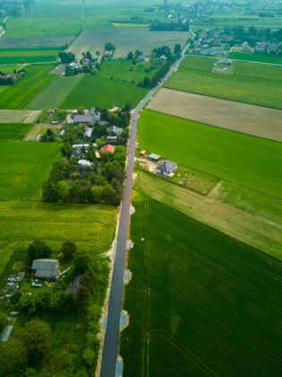 202361910b ploskie droga kdd 19062023 Ukończona budowa drogi w m. Płoskie i Zawada - od drogi powiatowej do krajowej [ZDJĘCIA]