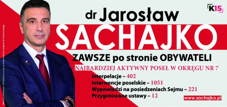 Jarosław Sachajko autorem  ustawy o finansowaniu związków rolniczych