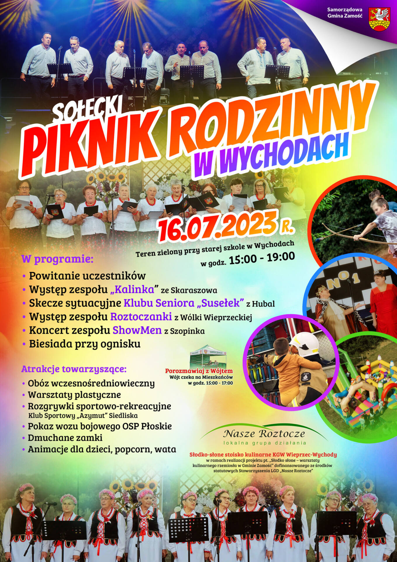 piknik rodzinny wychody 2023 scaled 1 Gmina Zamość: Piknik rodzinny przy starej szkole [PROGRAM]