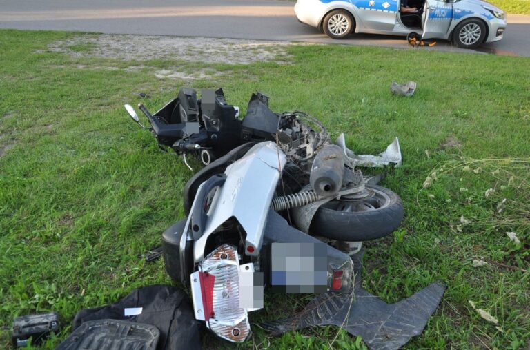 Nie ustąpiła pierwszeństwa motocykliście