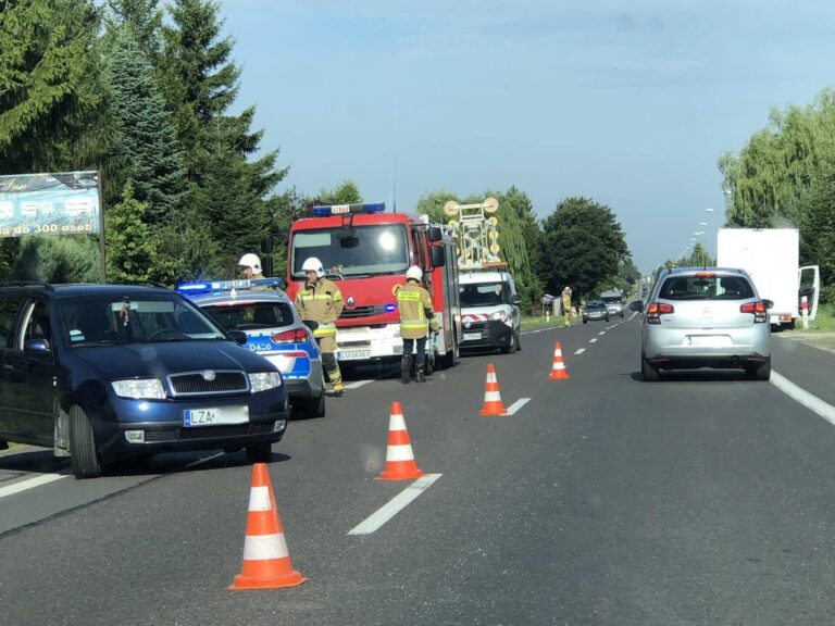 Z ostatniej chwili: zablokowany pas ruchu w kierunku Zamościa