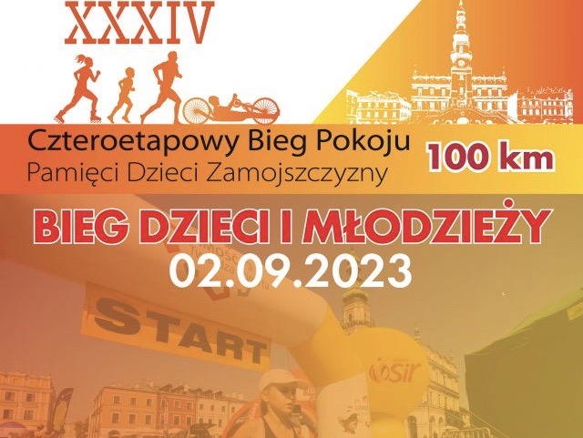 Startuje Czteroetapowy Bieg Pokoju Pamięci Dzieci Zamojszczyzny [PROGRAM, TRASA]