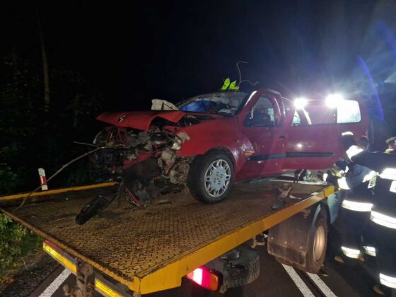 359 227639 78-letni kierujący Renault stracił panowanie nad kierownicą (zdjęcia)