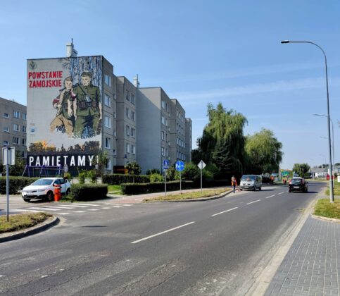 378511280 775880871214002 3420383751689803222 n Niezwykły mural na ulicy Sikorskiego w Zamościu [ZDJĘCIA]