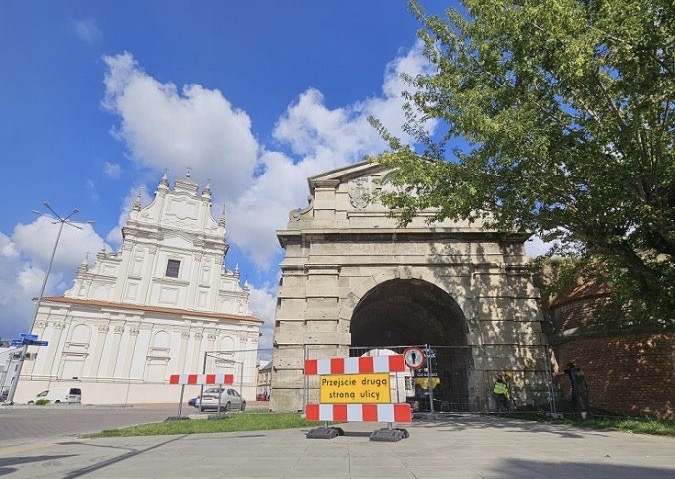 Zamość: Brama Lwowska w remoncie. Znamy termin zakończenia prac