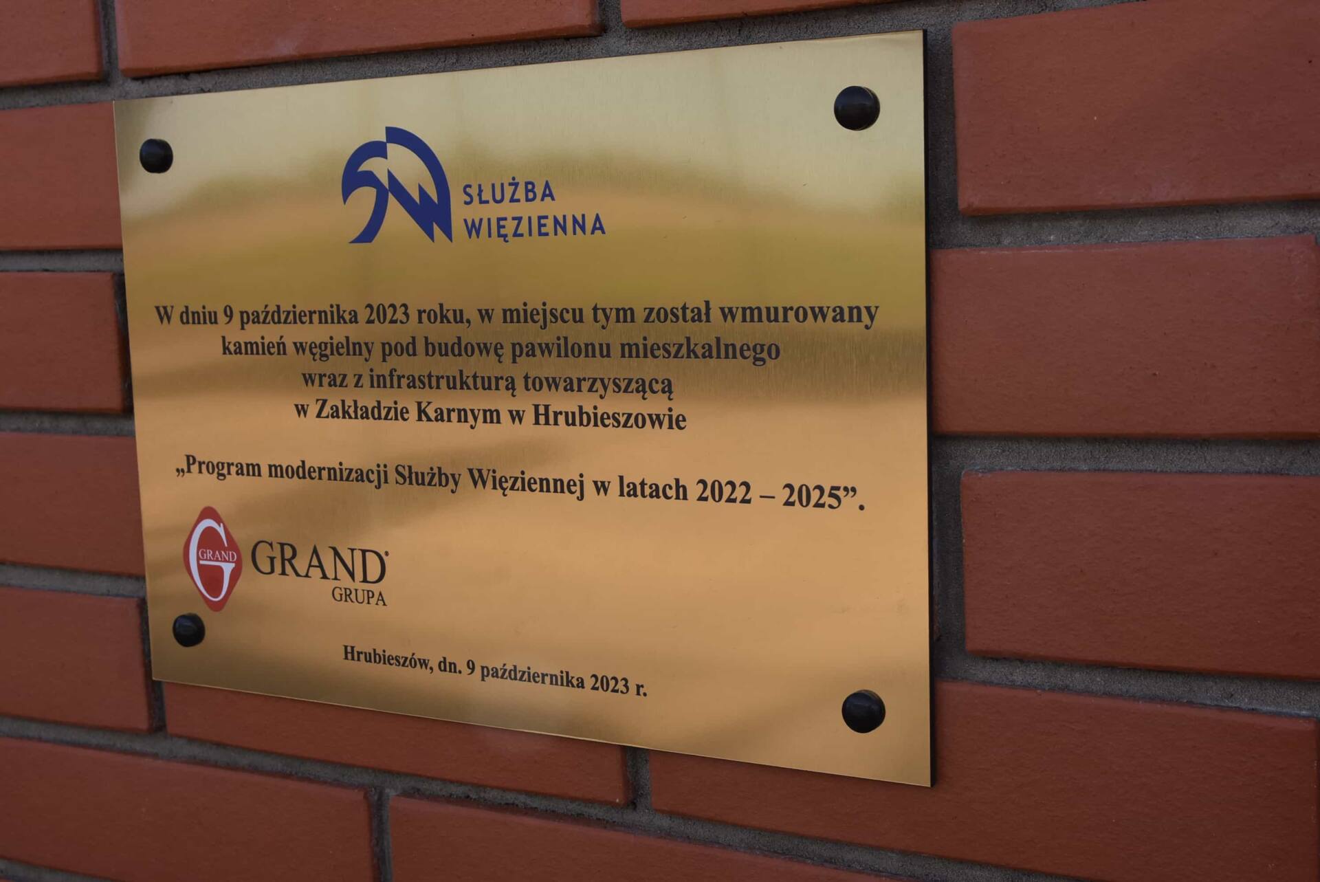dsc 5984 Wmurowanie kamienia węgielnego pod nowy pawilon w ZK w Hrubieszowie (dużo zdjęć)