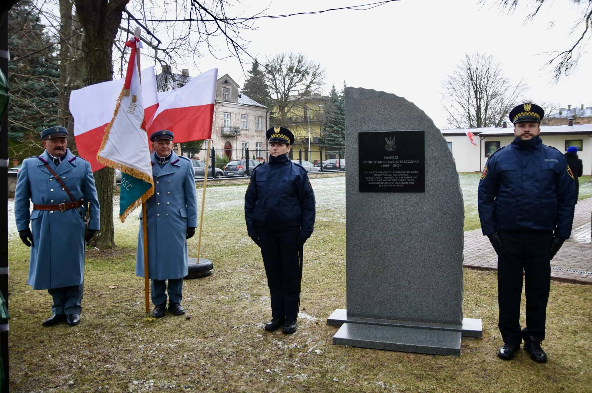 dsc 6902 Upamiętniono legionistę i oświatowca Stanisława Witeszczaka