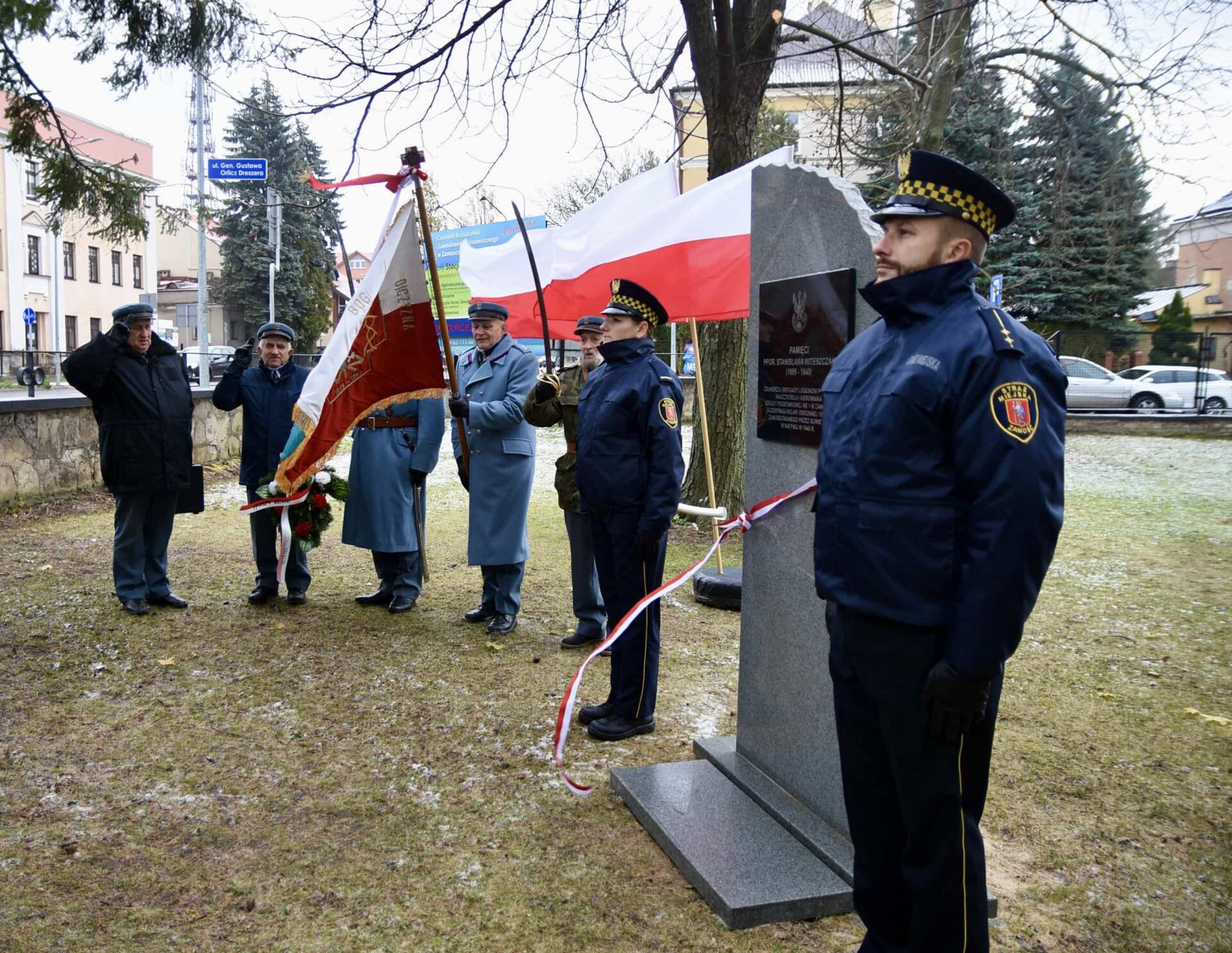 dsc 6914 Upamiętniono legionistę i oświatowca Stanisława Witeszczaka