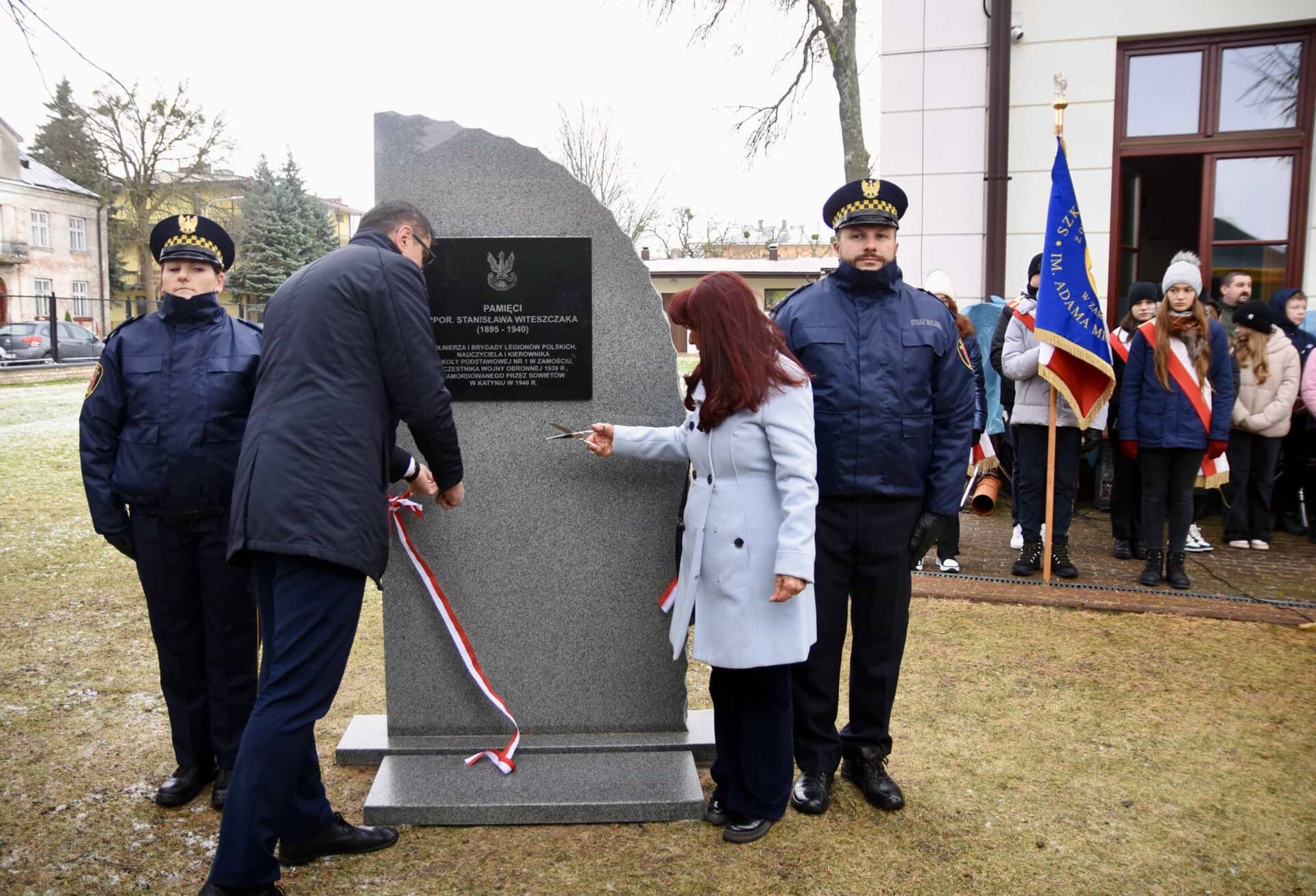 dsc 6939 Upamiętniono legionistę i oświatowca Stanisława Witeszczaka