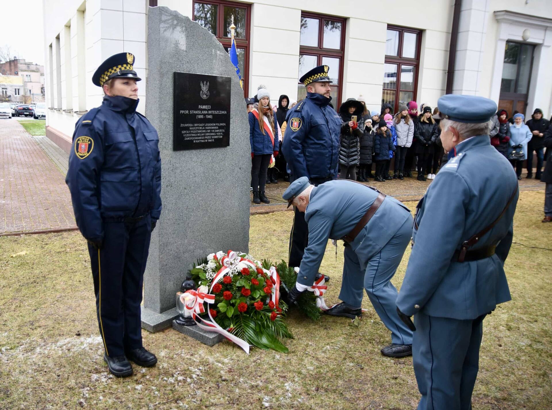 dsc 6952 Upamiętniono legionistę i oświatowca Stanisława Witeszczaka