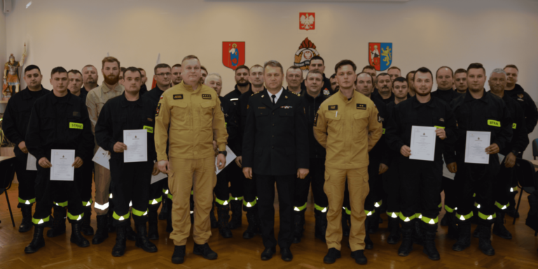 Komenda Miejska PSP w Zamościu zorganizowała szkolenie dla dowódców OSP