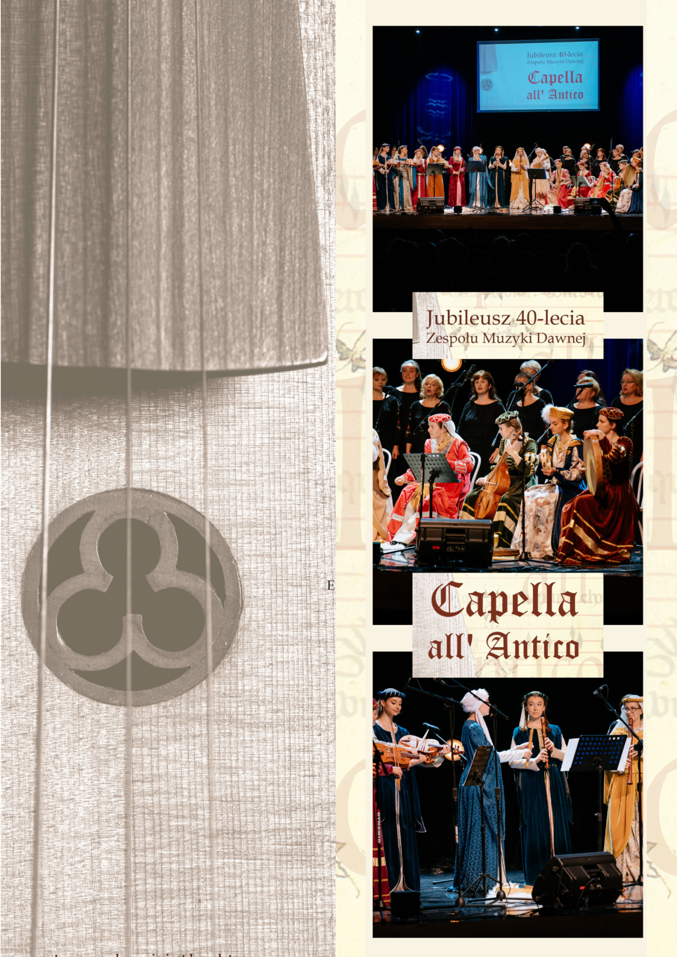podsumowanie Rok obfitości czyli jubileusz 40-lecia Zespołu Muzyki Dawnej Capella all’ Antico.