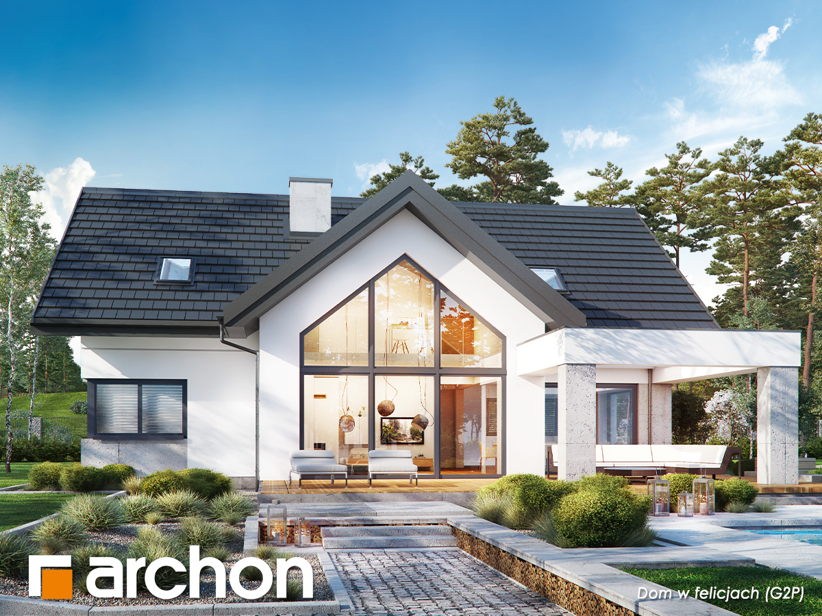 obrazek 1200x900 dom w felicjach g2p Projekty domów nowoczesnych  – idealne połączenie komfortu, designu i energooszczędności